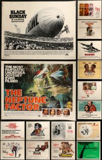 9a0076 LOT OF 18 UNFOLDED 1970S HALF-SHEETS 1970s great images from a variety of movies!