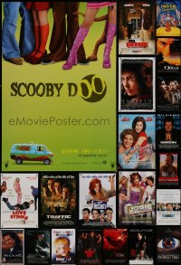 9a0178 LOT OF 25 UNFOLDED DOUBLE-SIDED MOSTLY 27X40 ONE-SHEETS 1990s-2000s cool movie images!