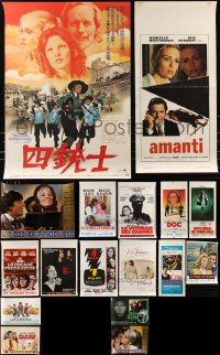 9a0066 LOT OF 17 UNFOLDED AND FORMERLY FOLDED NON-U.S. POSTERS OF FAYE DUNAWAY MOVIES 1960s-2000s