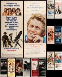 9a0135 LOT OF 18 UNFOLDED AND FORMERLY FOLDED 1970S-80S INSERTS 1970s-1980s cool movie images!