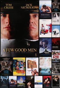 9a0173 LOT OF 27 UNFOLDED MOSTLY SINGLE-SIDED MOSTLY 27X40 ONE-SHEETS 1990s cool movie images!