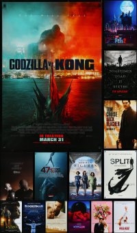 9a0209 LOT OF 18 UNFOLDED DOUBLE-SIDED 27X40 ONE-SHEETS 2010s-2020s a variety of cool movie images!