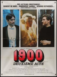 9b1289 1900 French 1p 1977 Bernardo Bertolucci, Robert De Niro, Dominique Sanda, Gerard Depardieu