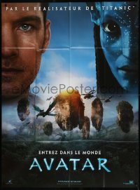 9b1323 AVATAR cast style teaser French 1p 2009 James Cameron, Zoe Saldana, Sam Worthington!