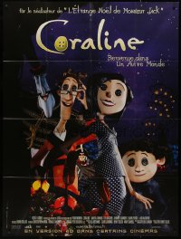 9b1398 CORALINE French 1p 2009 cool 3-D stop-motion animated feature, be careful what you wish for!