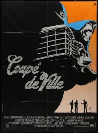 9b1402 COUPE DE VILLE French 1p 1990 great super close up Cadillac car artwork, road trip comedy!