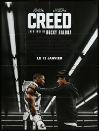9b1405 CREED advance French 1p 2016 Sylvester Stallone as boxer Rocky Balboa with Michael Jordan!