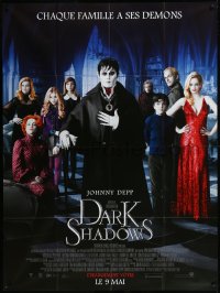 9b1411 DARK SHADOWS advance French 1p 2012 Johnny Depp, Michelle Pfeiffer, Helena Bonham Carter, Tim Burton