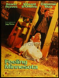 9b1456 FEELING MINNESOTA French 1p 1996 Keanu Reeves, sexy Cameron Diaz, Vincent D'Onofrio