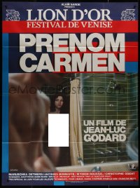 9b1460 FIRST NAME: CARMEN French 1p 1983 Jean-Luc Godard, sexy naked Maruschka Detmers in shower!
