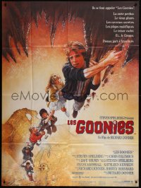 9b1485 GOONIES CinePoster REPRO French 1p 1985 Josh Brolin, teen classic, wonderful Drew Struzan art!