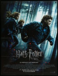 9b1497 HARRY POTTER & THE DEATHLY HALLOWS PART 1 advance French 1p 2010 Radcliffe, Grint & Watson!