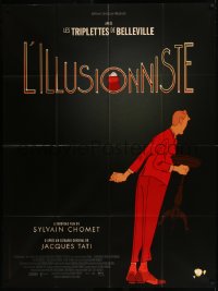 9b1512 ILLUSIONIST French 1p 2010 cool magician cartoon with a screenplay by Jacques Tati!