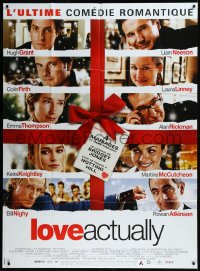 9b1582 LOVE ACTUALLY French 1p 2003 Hugh Grant, Neeson, Laura Linney, Keira Knightley & Atkinson!