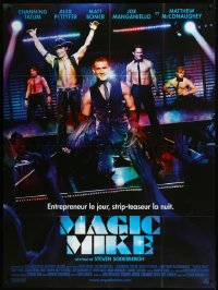 9b1587 MAGIC MIKE French 1p 2012 sexy male strippers Channing Tatum & Matthew McConaughey!