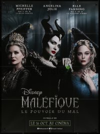 9b1588 MALEFICENT: MISTRESS OF EVIL teaser French 1p 2019 Angelina Jolie, Pfeiffer, Fanning, Disney!