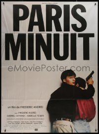 9b1642 PARIS MINUIT French 1p 1986 star/director Frederic Andrei, Gabriel Cattand, rare!