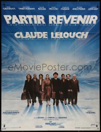 9b1645 PARTIR REVENIR French 1p 1985 Claude Lelouch, Annie Girardot, Jean-Louis Trintignant & cast!