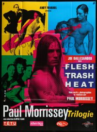 9b1648 PAUL MORRISSEY TRILOGY French 1p 2002 Joe Dallesandro in Andy Warhol's Flesh, Trash, and Heat