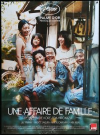 9b1710 SHOPLIFTERS French 1p 2018 Hirokazu Koreeda's Manbiki Kazoku, great cast portrait!