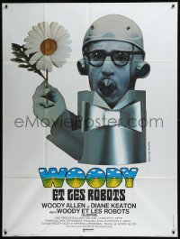 9b1717 SLEEPER French 1p 1974 completely different wacky art of Woody Allen by Jouineau Bourduge!