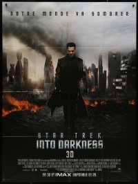 9b1729 STAR TREK INTO DARKNESS French 1p 2013 full-length Benedict Cumberbatch by city in ruins!