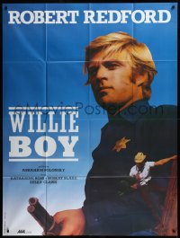 9b1741 TELL THEM WILLIE BOY IS HERE French 1p R1976 Robert Redford, Ross, completely different!