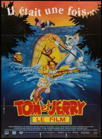 9b1757 TOM & JERRY THE MOVIE French 1p 1992 different image of the famous cartoon cat & mouse!