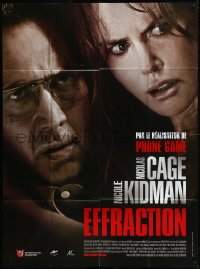 9b1761 TRESPASS French 1p 2012 super close up of Nicholas Cage & Nicole Kidman, Joel Schumacher!