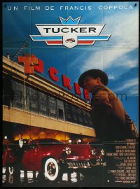 9b1764 TUCKER: THE MAN & HIS DREAM French 1p 1988 Coppola, different image of Jeff Bridges & car!