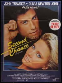 9b1769 TWO OF A KIND French 1p 1984 c/u of John Travolta & Olivia Newton-John, Second Chance!