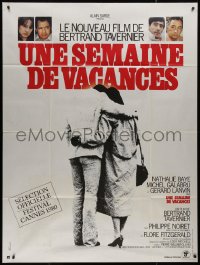 9b1784 WEEK'S VACATION French 1p 1980 Bertrand Tavernier's Une Semaine De Vacances, Ferracci art!