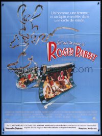 9b1788 WHO FRAMED ROGER RABBIT French 1p 1988 Robert Zemeckis, Bob Hoskins, cartoon/live action!