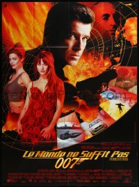9b1794 WORLD IS NOT ENOUGH French 1p 1999 Brosnan as James Bond, Denise Richards, Sophie Marceau!