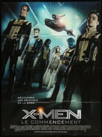 9b1796 X-MEN: FIRST CLASS French 1p 2011 James McAvoy as Charles Xavier, Marvel sci-fi!