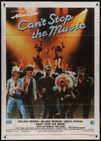 9b0765 CAN'T STOP THE MUSIC Italian 1p 1980 different image of the The Village People performing!