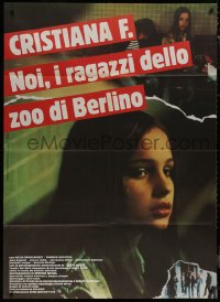 9b0783 CHRISTIANE F. Italian 1p 1981 classic German drug movie about 13 year-old drug addict/hooker!