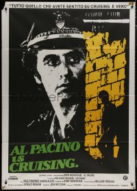9b0800 CRUISING Italian 1p 1980 William Friedkin, Al Pacino pretends to be gay, different image!