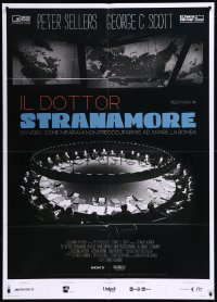 9b0847 DR. STRANGELOVE Italian 1p R2020 Stanley Kubrick classic, cool overhead shot of war room!