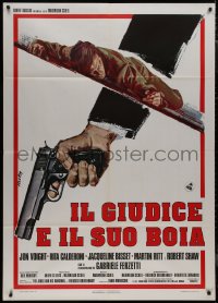 9b0854 END OF THE GAME Italian 1p 1975 Martin Ritt, Jon Voight, different c/u of hand holding gun!