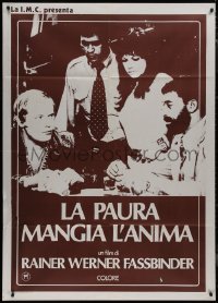 9b0872 FEAR EATS THE SOUL Italian 1p 1981 Rainer Werner Fassbinder, Brigitte Mira, very rare!