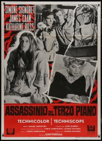 9b0900 GAMES Italian 1p 1967 Simone Signoret, James Caan, Katharine Ross, different montage, rare!