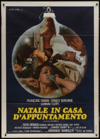 9b0937 HOLIDAY HOOKERS Italian 1p 1976 Francoise Fabian, Corinne Clery, sexy naked prostitutes, rare!