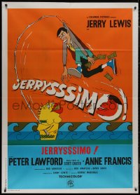 9b0938 HOOK, LINE & SINKER Italian 1p 1969 Jerry Lewis, Peter Lawford, completely different art!