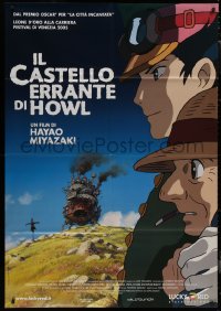 9b0946 HOWL'S MOVING CASTLE Italian 1p 2005 Hayao Miyazaki Japanese anime, Studio Ghibli, different!