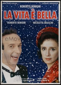 9b1015 LIFE IS BEAUTIFUL Italian 1p 1997 Roberto Benigni's La Vita e bella, Nicoletta Braschi