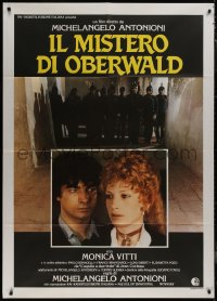 9b1077 OBERWALD MYSTERY Italian 1p 1981 Michelangelo Antonioni, Monica Vitti, Bonacelli, rare!
