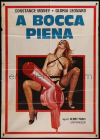 9b1084 OPENING OF MISTY BEETHOVEN Italian 1p 1979 Radley Metzger, Luca art of near-naked woman, rare!
