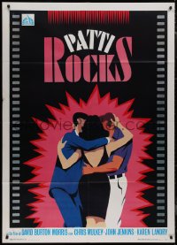 9b1098 PATTI ROCKS Italian 1p 1989 Karen Landry, cool romantic love triangle cartoon artwork!