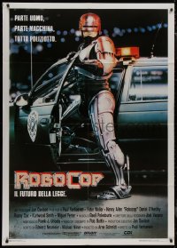 9b1142 ROBOCOP Italian 1p 1987 Paul Verhoeven classic, Peter Weller, part man, part machine, all cop